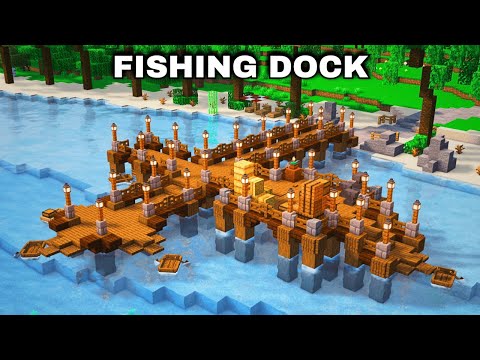 Minecraft: The ULTIMATE Fishing Dock Tutorial (how to build 1.21)
