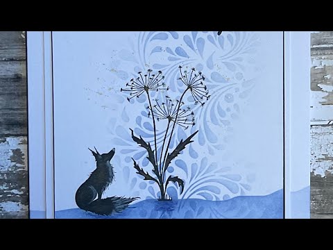 Dandelion wishes design by Jo Rice #laviniastamps