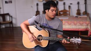 Corey Fujimoto on Ko'olau Guitar- "Haba na Haba" -Tommy Emmanuel