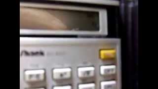Solar Pocket Sized Radio Shack Calculator - 1972