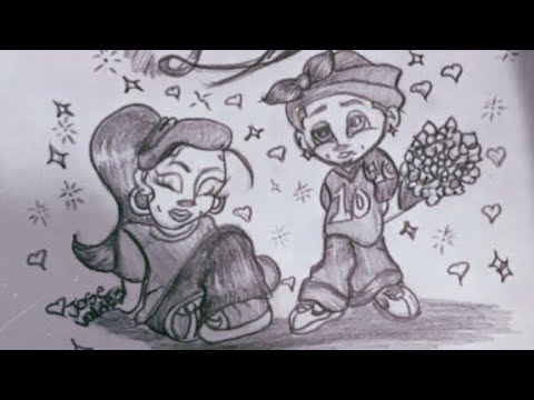 Cholo Couple Drawings