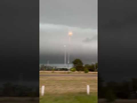 Desde General Pico, La Pampa.🎥 Anael Cerda vía @lapampa.tierradetormentas 02/03/2026