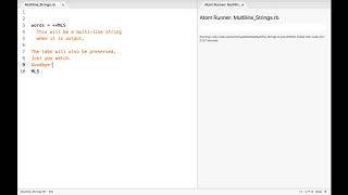 Multiline Strings