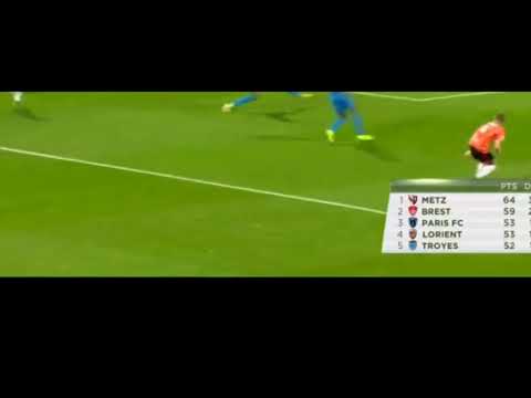 Lorient - AS Béziers [2-1] (Goal 69')  Simon Gbegnon