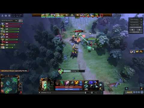 Dota 2, easy solo support with shadow shaman, 1vs 2 (tiny +pudge)