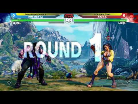 Down Right Fierce 3: SFV Grand Finals- IAMSIMBA vs R-K-9