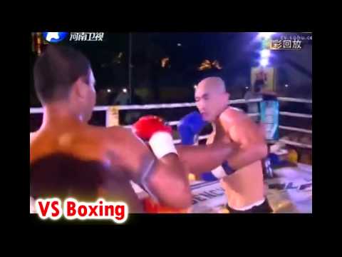 2015 Yi Long vs Petthong Leamtanawat in Thailand, Shaolin monk 2015