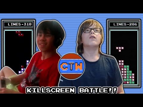 Alex T and Blue Scuti DESTROY THE KILLSCREEN in Classic Tetris Wars!