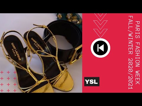 YSL Paris Fashion Week Fall/Winter 2020/2021 #saintlaurent #parisfashionweek #anthonyvaccarello