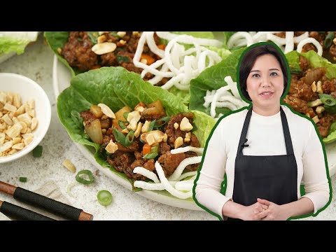 Homestyle Delicious Chinese Lettuce Wrap - Yuk Sung (中国人生菜卷)