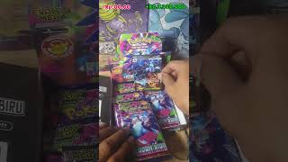 "Buka bostet box kobaran biru" part#4#pokemon #randombooster #pokemoncards #pokemontcg #fyp