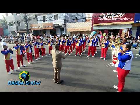Banda Marcial FAMEG no Concurso de Bandas e Fanfarras de Lauro de Freitas 2023