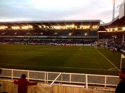 Gol de Javi Soria frente al Compostela