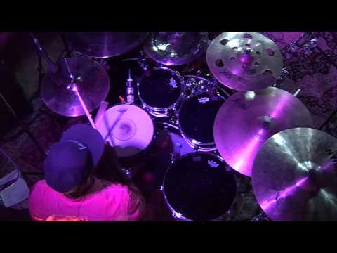 Dumpstaphunk Drummer - Alvin Ford Jr. adjusts while still grooving