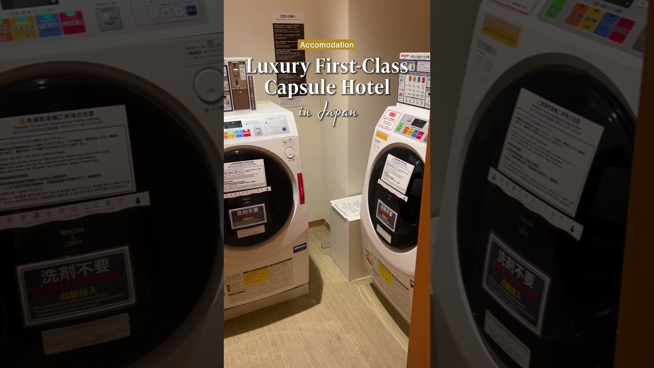Luxury First-Class Capsule Hotel in Japan