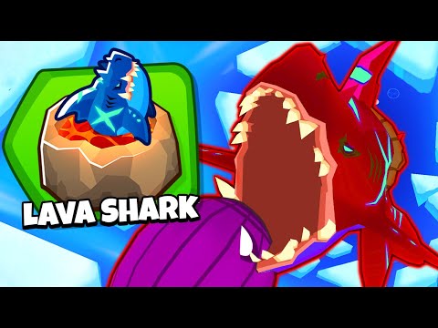 The Tier 10 LAVA Megalodon in BTD 6!