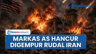 Rangkuman Konflik Iran-AS: Markas Militer AS Porak-poranda Digempur Rudal Iran, IRGC Buka Suara