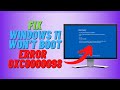 How to Fix Windows 11 Won't Boot BCD Error Code 0xc0000098