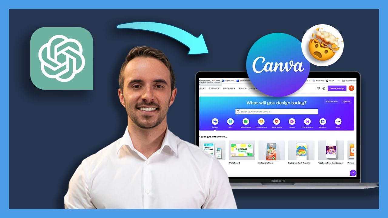 🔥 ChatGPT en Canva: Cómo crear CONTENIDO MÁS RÁPIDO usando Inteligencia Artificial