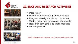 Patient Representatives in Science and Research