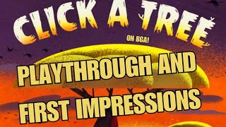 Click a Tree on Board Game Arena! Playthough Solo and First Impressions | Rosenberg-athon 2025