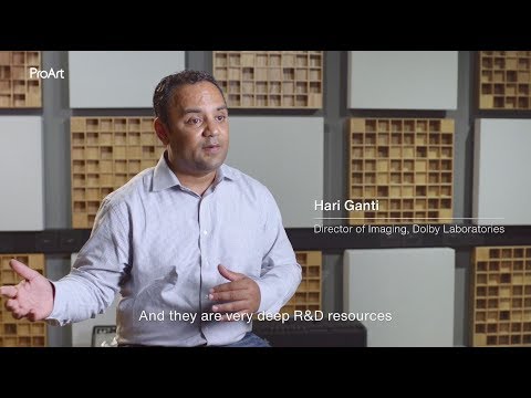 ProArt Display - ASUS and Dolby Vision Work Together for the World's First Dolby Vision Display