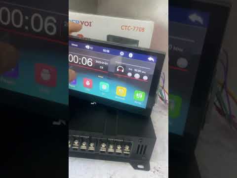 Магнитола PERVOI CTC 7708 экран 7 дюймов 1 din