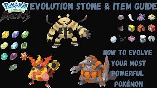 Every Evolution Item in Pokémon Legends: Arceus