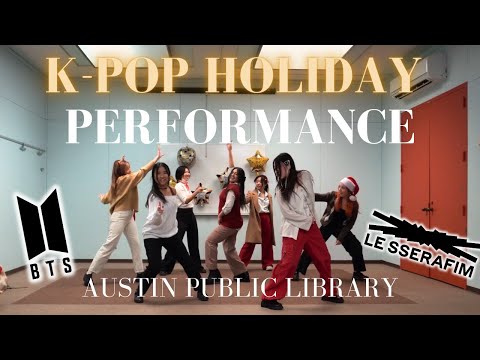 [KPOP IN PUBLIC AT THE LIBRARY???] ATX KDC / Willie Mae Kirk APL (BTS and Le Sserafim!)