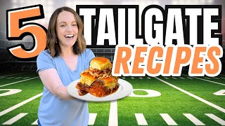 🏈Game Day FEAST!🏈 5 Easy Recipes for APPETIZERS & DESSERT!