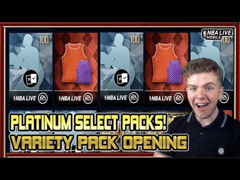 100+ OVR PLATINUM SELECT PACK OPENING! | NBA LIVE MOBILE 19 S3 VARIETY PACK OPENING Video