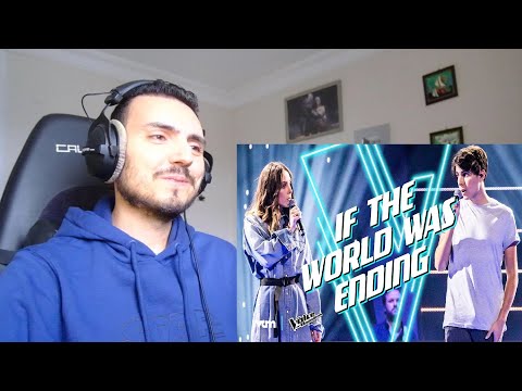 Ilias vs. Laura - 'If The World Was Ending' | The Battles | The Voice van Vlaanderen | VTM Reaction
