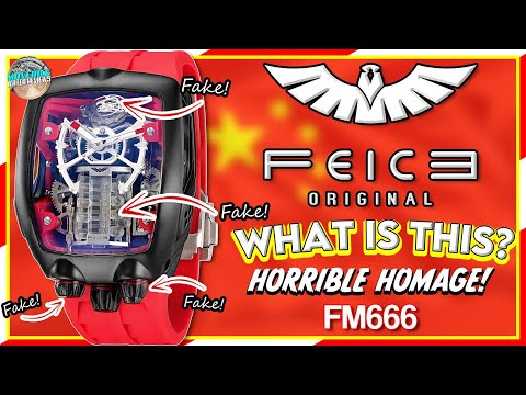 Save Yourself $300,000.00 With This Homage! | Feice  Luxury Automatic Skeleton Square Face FM666