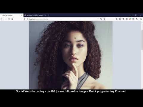 Social Website from scratch Part 8 Profile Page Top Bar | PHP | HTML | CSS | MYSQL Database