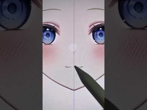 高校生が魂募集用のモデルを作ってみた　頭編　#イラスト #live2d #shorts