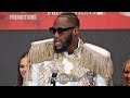 DEONTAY WILDER "I HOPE FURY TOOK NOTES, IM GONNA KO HIM LIKE I DID THE 1ST TIME!"