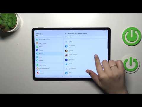 How to Allow Unkown Sources on HUAWEI MatePad 11.5?