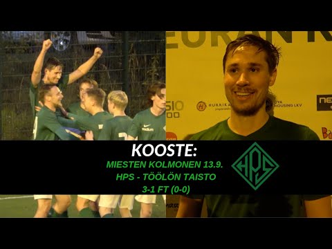 KOOSTE: HPS Miehet 3-1 Töölön Taisto + haastattelu, 13.9. - HPS TV