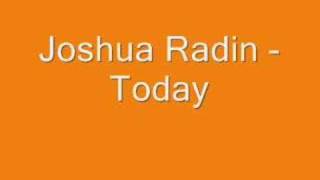 Joshua Radin - Today
