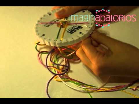Aprende A Utilizar EL Disco DE Kumihimo Y A Hacerte UNA Pulsera!