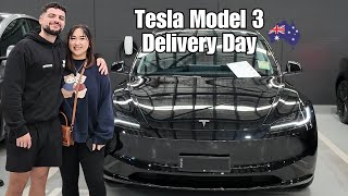 Taking Delivery Of My Tesla Model 3 2025 in Brisbane (Pickup Day)