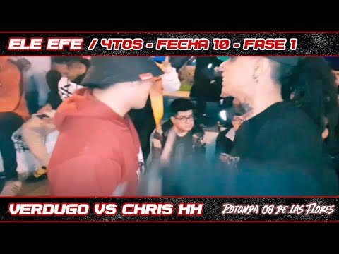 VERDUGO vs CHRIS HH -4tos- Fecha#10 - Ele Efe - Temporada 2022 / #TOURSJL