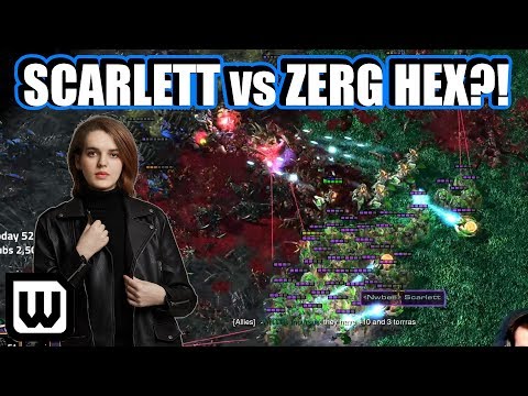 Starcraft 2: SCARLETT #1 ZERG HEX PLAYER?!