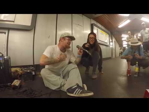 Girl joins INFIDELIX in the subway for an impromptu jam session INFIDELIX ft EllandM