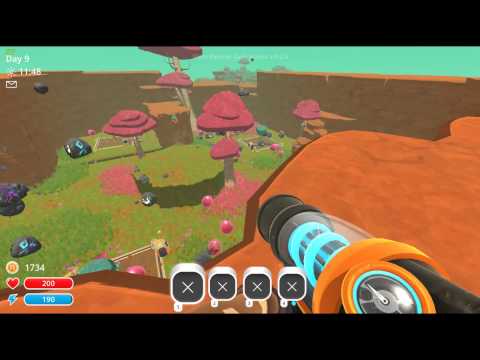 Slime Rancher - Releasing a Tarr into the Ranch