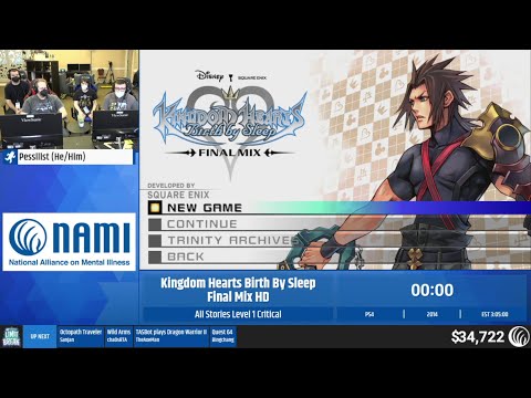 Kingdom Hearts Birth By Sleep (All Stories Lvl 1 Critical) by Pessilist - RPG Limit Break 2022