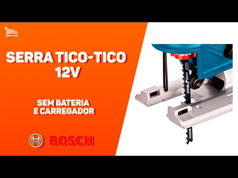 Serra Tico-Tico 12V  GST 12V-70 sem Bateria e Carregador BOSCH-06015A1001-000 - Video