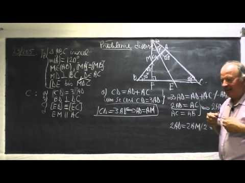 1/2 Lectia 560 - Probleme cu triunghi Isoscel Echilateral - Probleme de paralelism - Geometrie plana