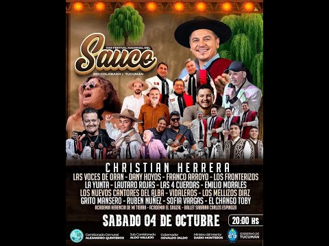 XXIII DEL FESTIVAL NACIONAL DEL SAUCE!