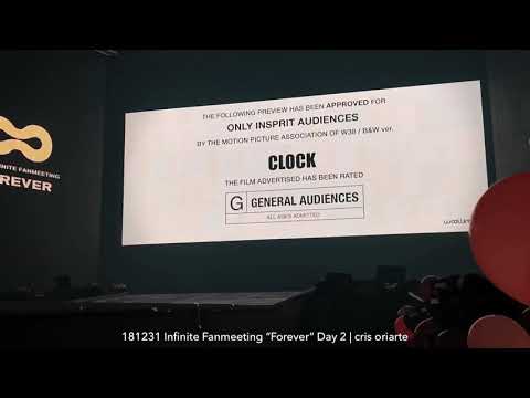 181231 Infinite Fanmeeting “Forever” Day 2 - Clock Teaser